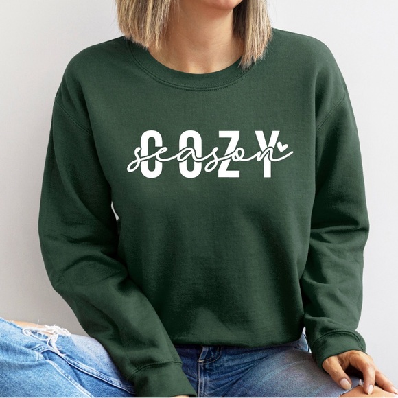 SHEIN Sweaters - Green round neck sweater